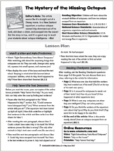 Scholastic News Lesson Plan sample.