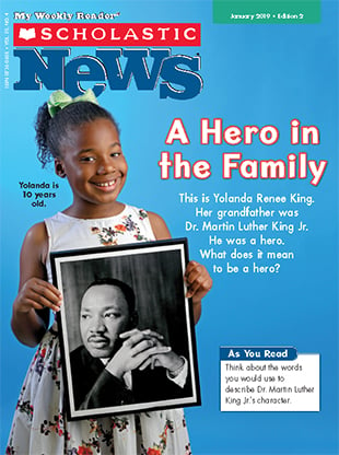 Scholastic News article for Alphaboxes from Dan's class.